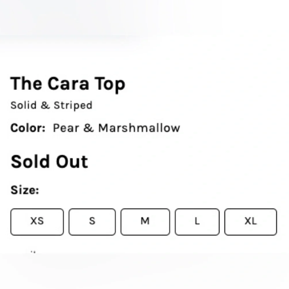 SOLID + STRIPED The Cara Top - Picture 3 of 8